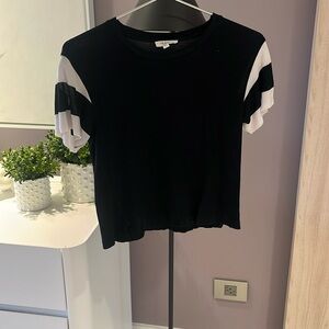 Black and white rag and bone tee